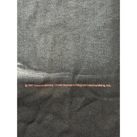 NEVER WORN VTG 1997 Elton John Concert T-Shirt XL PolyGram Merchandising Black - Picture 3 of 6